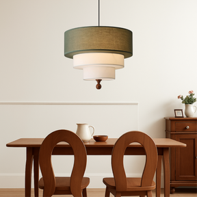 Suspension en Soie et Coton - Élégance Artisanale et Ambiance Chaleureuse