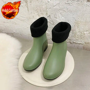 Bottes de Pluie Imperméables pour Femmes - Confort et Stabilité en Toutes Circonstances