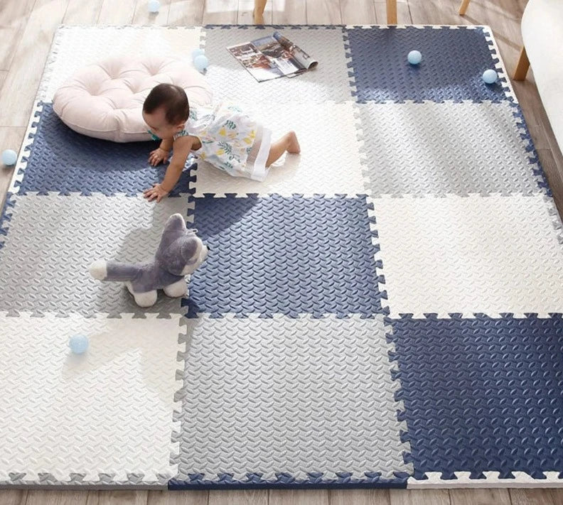 Tapis de Jeu en Mousse pour Bébé - Non Toxique et Absorbant les Chocs