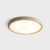 Lampe de Plafond en Pierre Naturelle - Design Minimaliste et Ambiance Chaleureuse