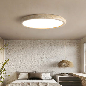 Lampe de Plafond en Pierre Naturelle - Design Minimaliste et Ambiance Chaleureuse