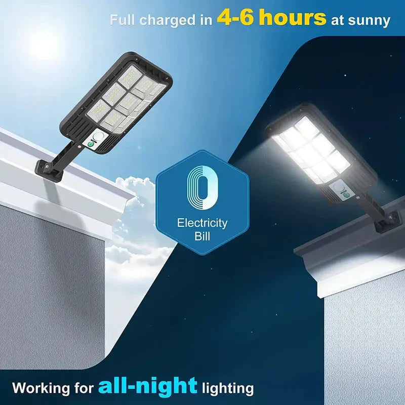 Projecteur Solaire Haute Performance - Éclairage Économe avec Détection de Mouvement