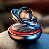 Désodorisant de Voiture Écologique - Parfum Durable et Énergie Solaire