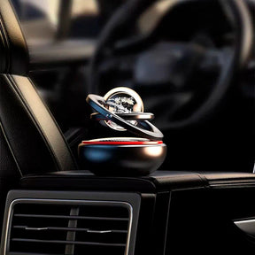 Désodorisant de Voiture Écologique - Parfum Durable et Énergie Solaire