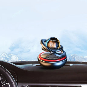 Désodorisant de Voiture Écologique - Parfum Durable et Énergie Solaire