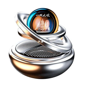 Désodorisant de Voiture Écologique - Parfum Durable et Énergie Solaire