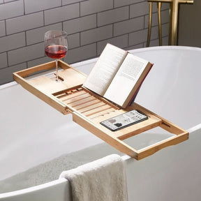 Plateau de Bain en Bambou Durable | Détente Luxueuse et Élégante