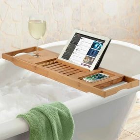 Plateau de Bain en Bambou Durable | Détente Luxueuse et Élégante