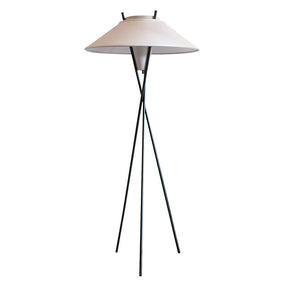 Lampe sur Pied en Tissu - Élégance Contemporaine et Atmosphère Chaleureuse