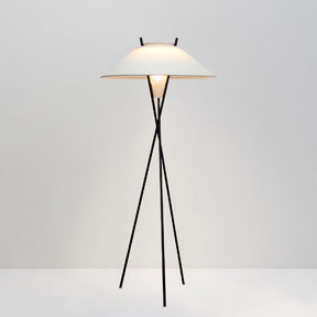 Lampe sur Pied en Tissu - Élégance Contemporaine et Atmosphère Chaleureuse