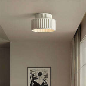 Lampe de Plafond en Céramique - Élégance Minimaliste et Atmosphère Chaleureuse