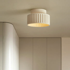 Lampe de Plafond en Céramique - Élégance Minimaliste et Atmosphère Chaleureuse