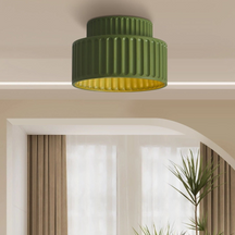 Lampe de Plafond en Céramique - Élégance Minimaliste et Atmosphère Chaleureuse