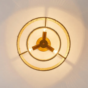 Lampe de Plafond Design Contemporain - Éclairage Ambiant et Charme Naturel