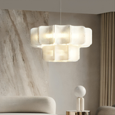 Lustre Wabi-Sabi en Bambou - Design Contemporain et Atmosphère Chaleureuse