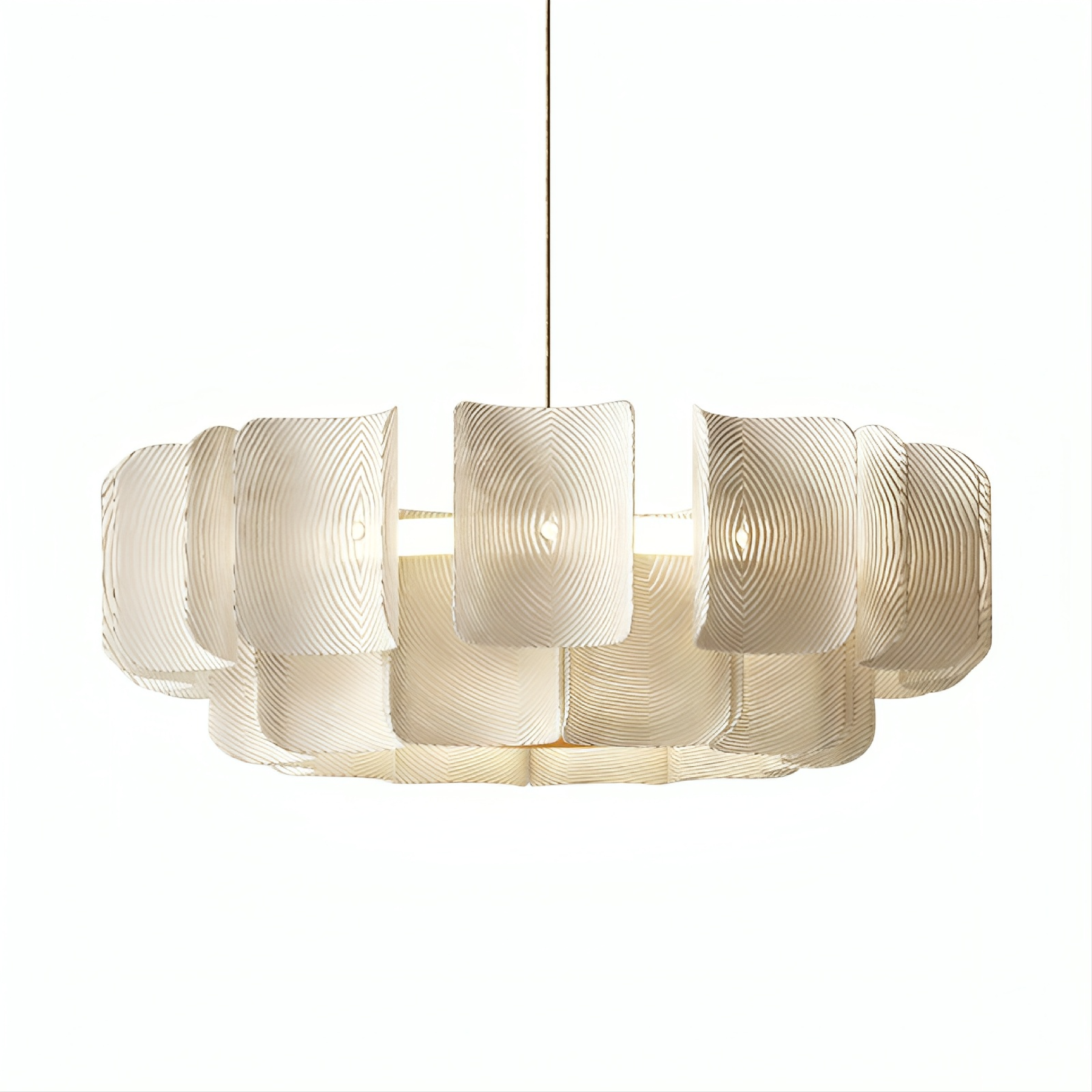 Lustre Wabi-Sabi en Bambou - Design Contemporain et Atmosphère Chaleureuse