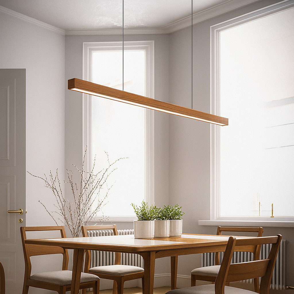 Luminaire Suspendu de Cuisine - Design Scandinave et Éclairage Doux
