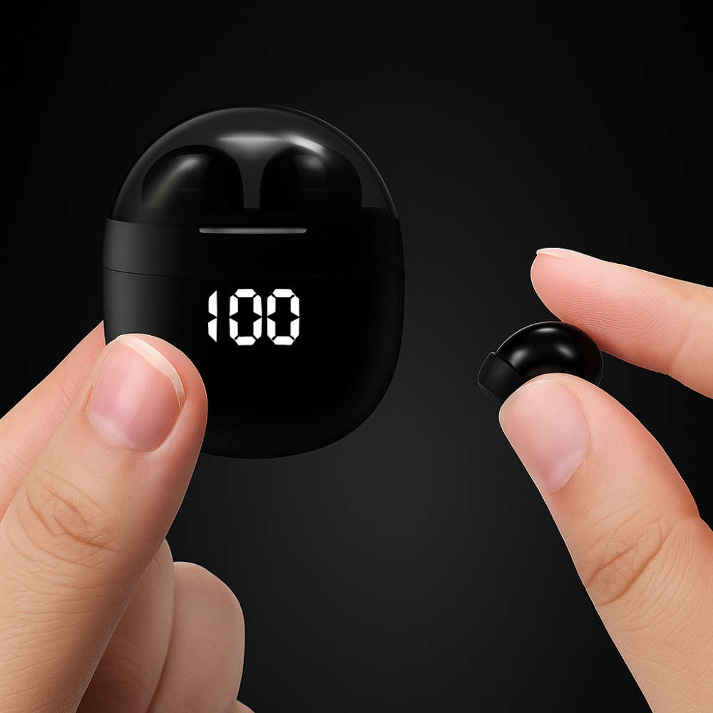 Écouteurs Bluetooth Mini Confortables - Son Clair et Conçu pour le Sommeil