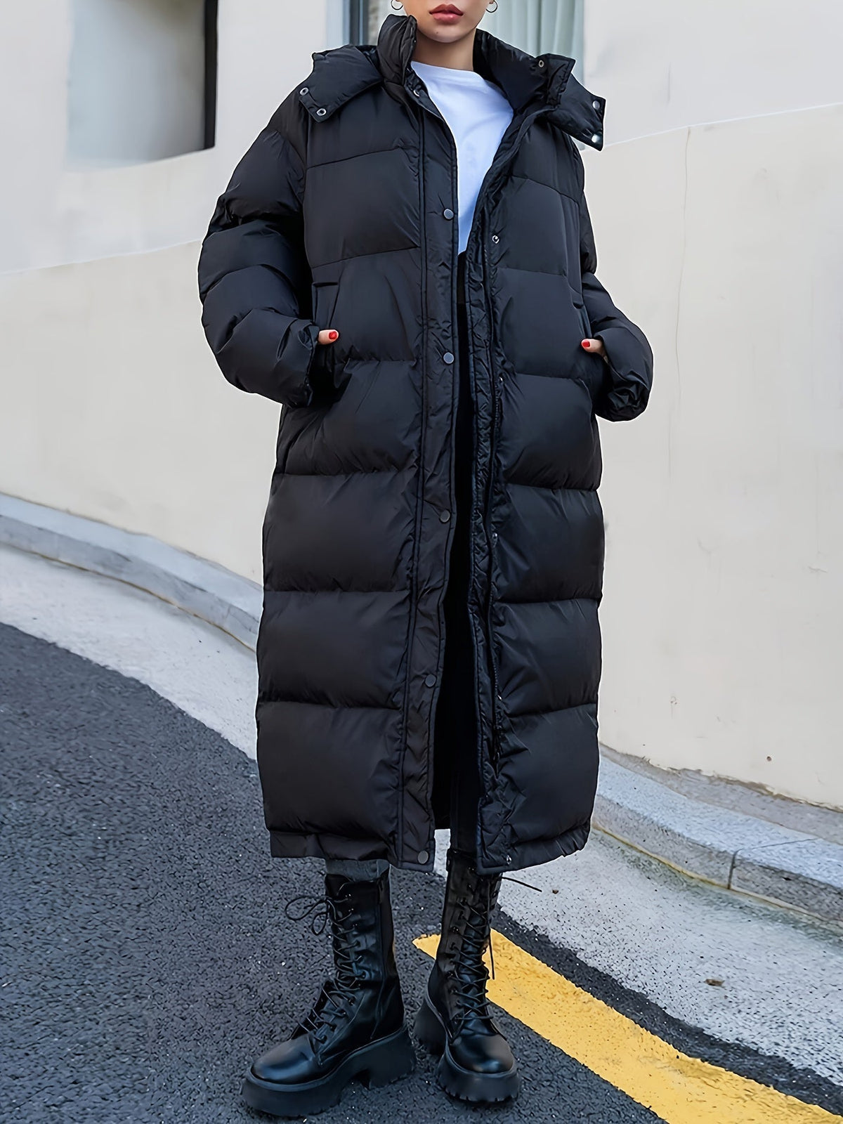 Doudoune Longue Femme Chaude - Élégante et Confortable pour Hiver
