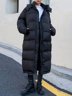 Doudoune Longue Femme Chaude - Élégante et Confortable pour Hiver