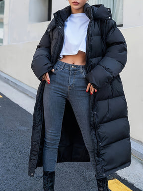 Doudoune Longue Femme Chaude - Élégante et Confortable pour Hiver
