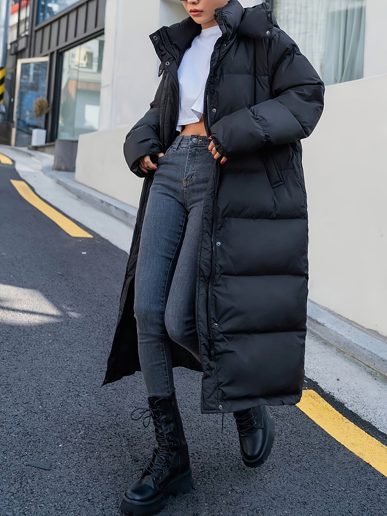 Doudoune Longue Femme Chaude - Élégante et Confortable pour Hiver