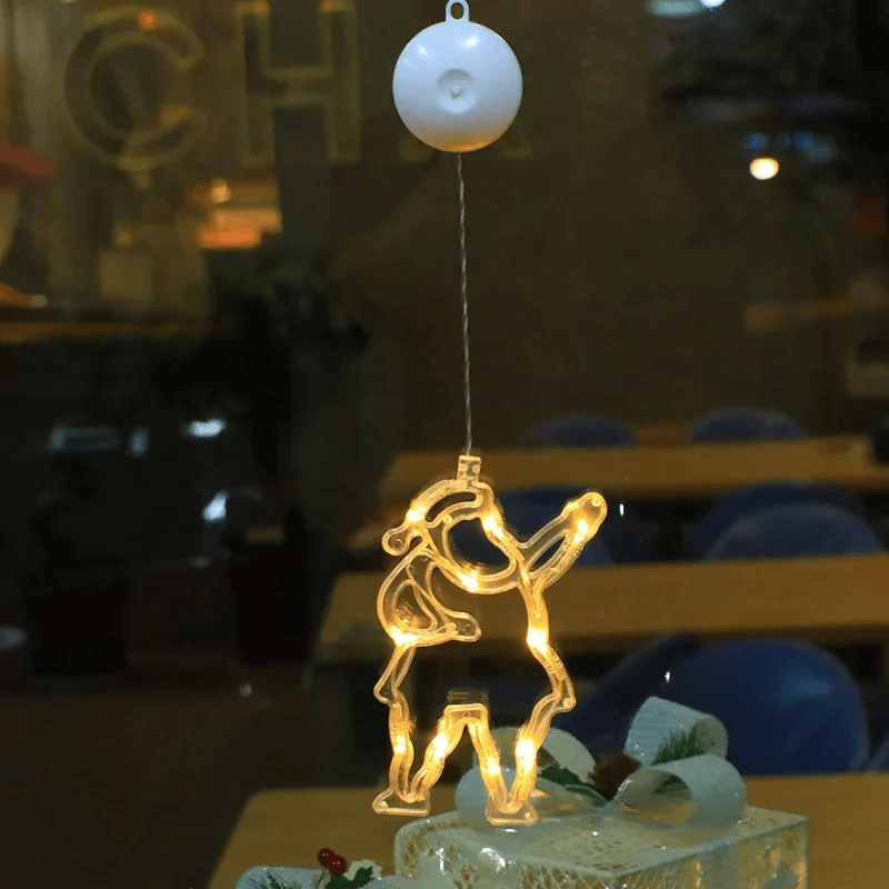 Lampe LED Flocon de Neige - Décoration Scintillante pour Noël