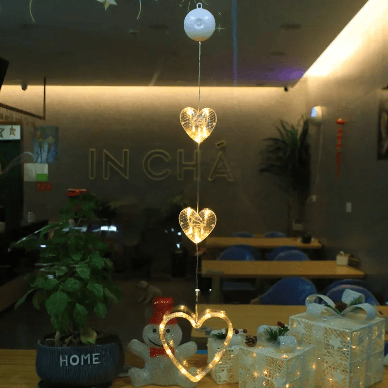 Lampe LED Flocon de Neige - Décoration Scintillante pour Noël