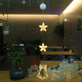 Lampe LED Flocon de Neige - Décoration Scintillante pour Noël
