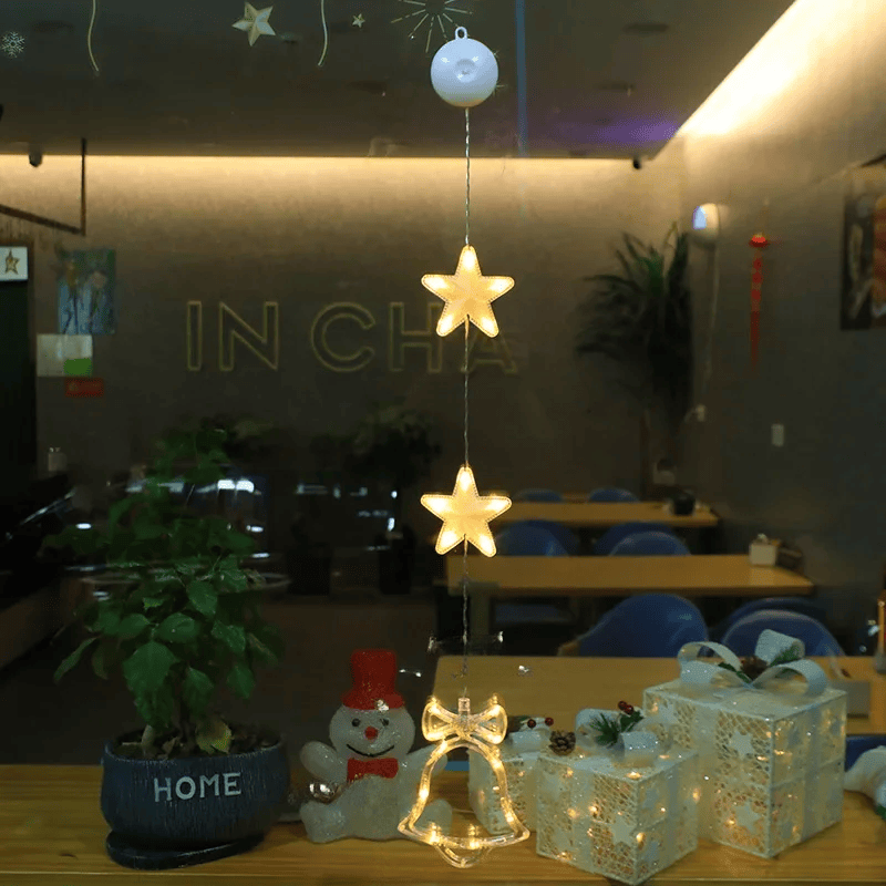 Lampe LED Flocon de Neige - Décoration Scintillante pour Noël