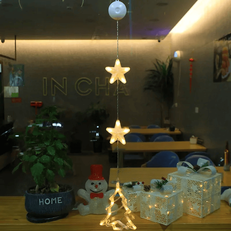 Lampe LED Flocon de Neige - Décoration Scintillante pour Noël