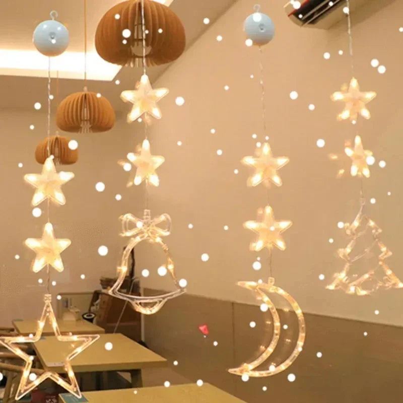 Lampe LED Flocon de Neige - Décoration Scintillante pour Noël