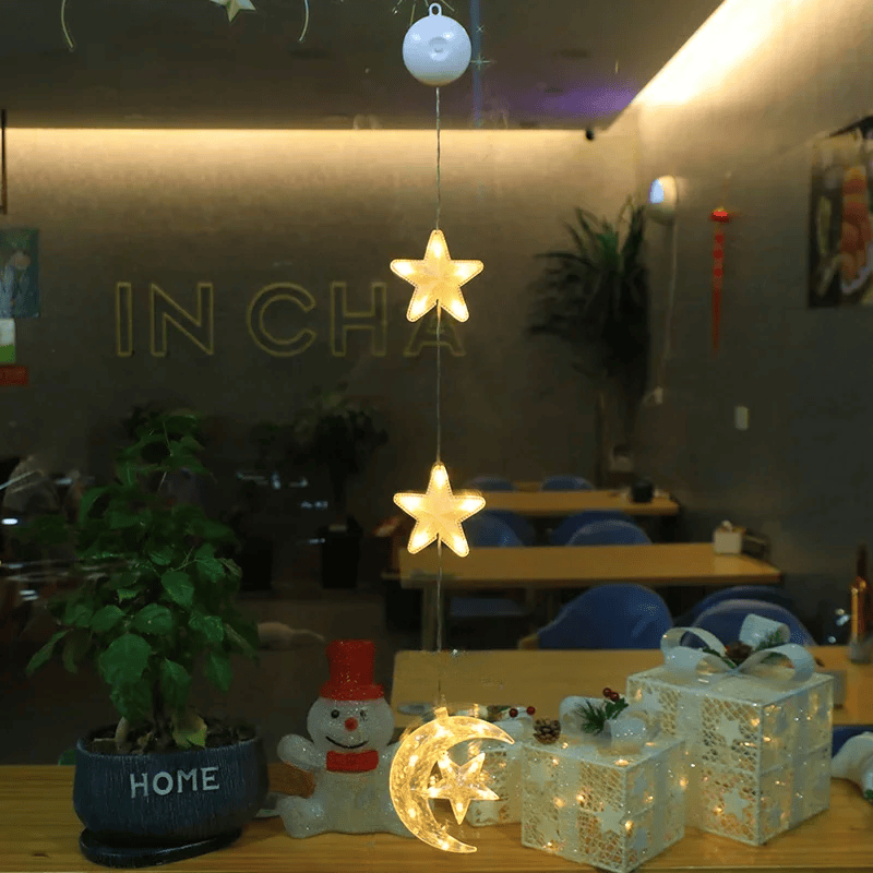 Lampe LED Flocon de Neige - Décoration Scintillante pour Noël