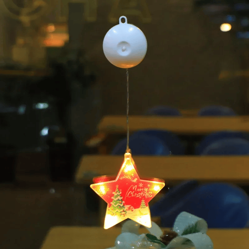Lampe LED Flocon de Neige - Décoration Scintillante pour Noël