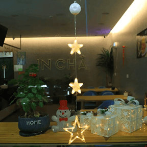 Lampe LED Flocon de Neige - Décoration Scintillante pour Noël