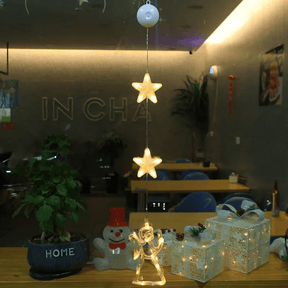 Lampe LED Flocon de Neige - Décoration Scintillante pour Noël