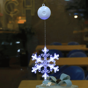 Lampe LED Flocon de Neige - Décoration Scintillante pour Noël