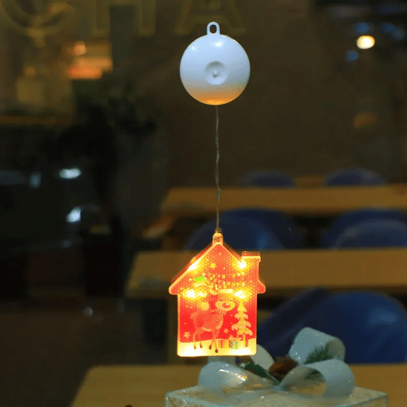 Lampe LED Flocon de Neige - Décoration Scintillante pour Noël
