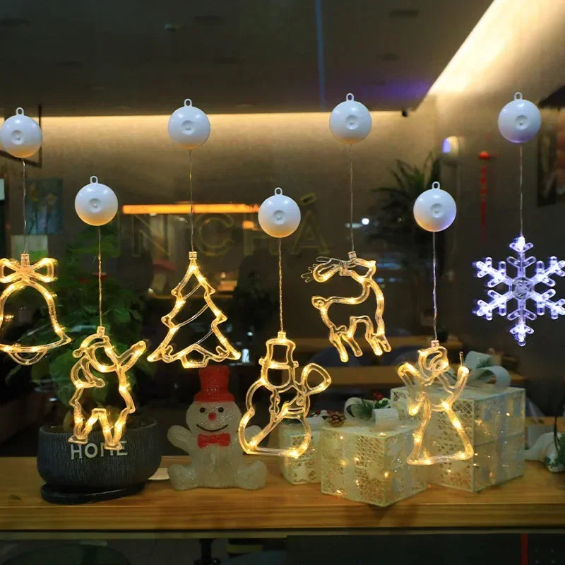 Lampe LED Flocon de Neige - Décoration Scintillante pour Noël