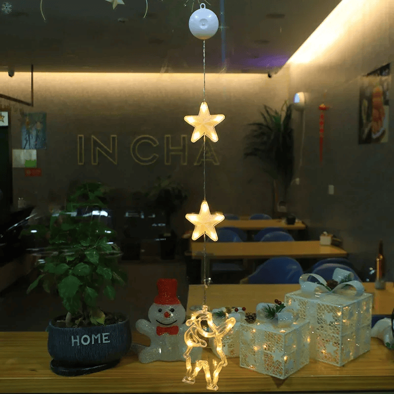 Lampe LED Flocon de Neige - Décoration Scintillante pour Noël