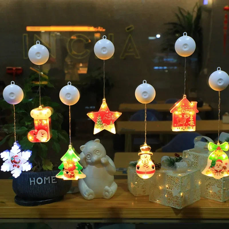 Lampe LED Flocon de Neige - Décoration Scintillante pour Noël