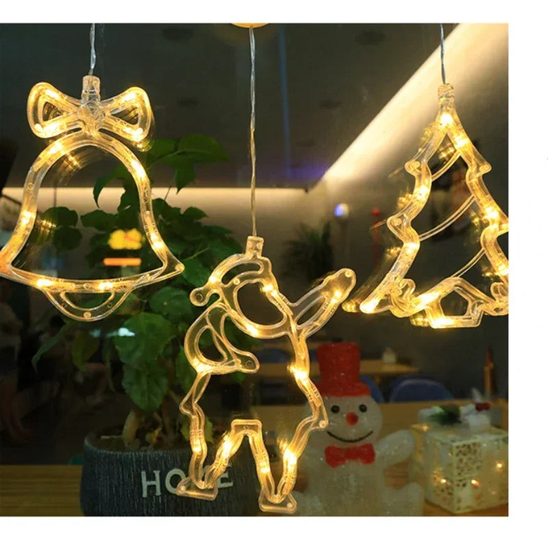 Lampe LED Flocon de Neige - Décoration Scintillante pour Noël