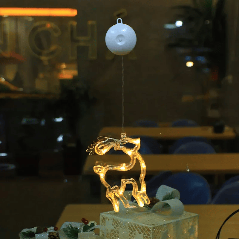 Lampe LED Flocon de Neige - Décoration Scintillante pour Noël
