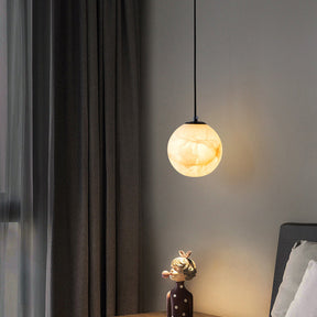 Lampe Suspendue en Marbre - Élégance Contemporaine et Chaleureuse