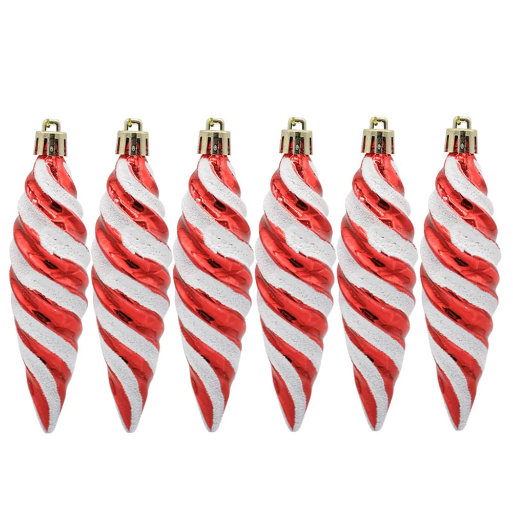 Ornements de Noël en Spirale - Décorations Élégantes et Durables