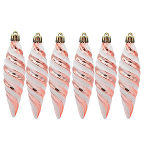Ornements de Noël en Spirale - Décorations Élégantes et Durables