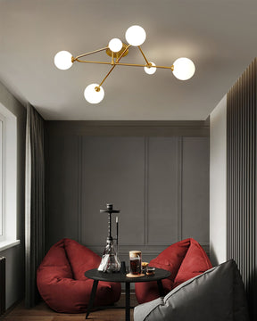 Lampe de Plafond Céleste - Design Élégant et Ambiance Chaleureuse