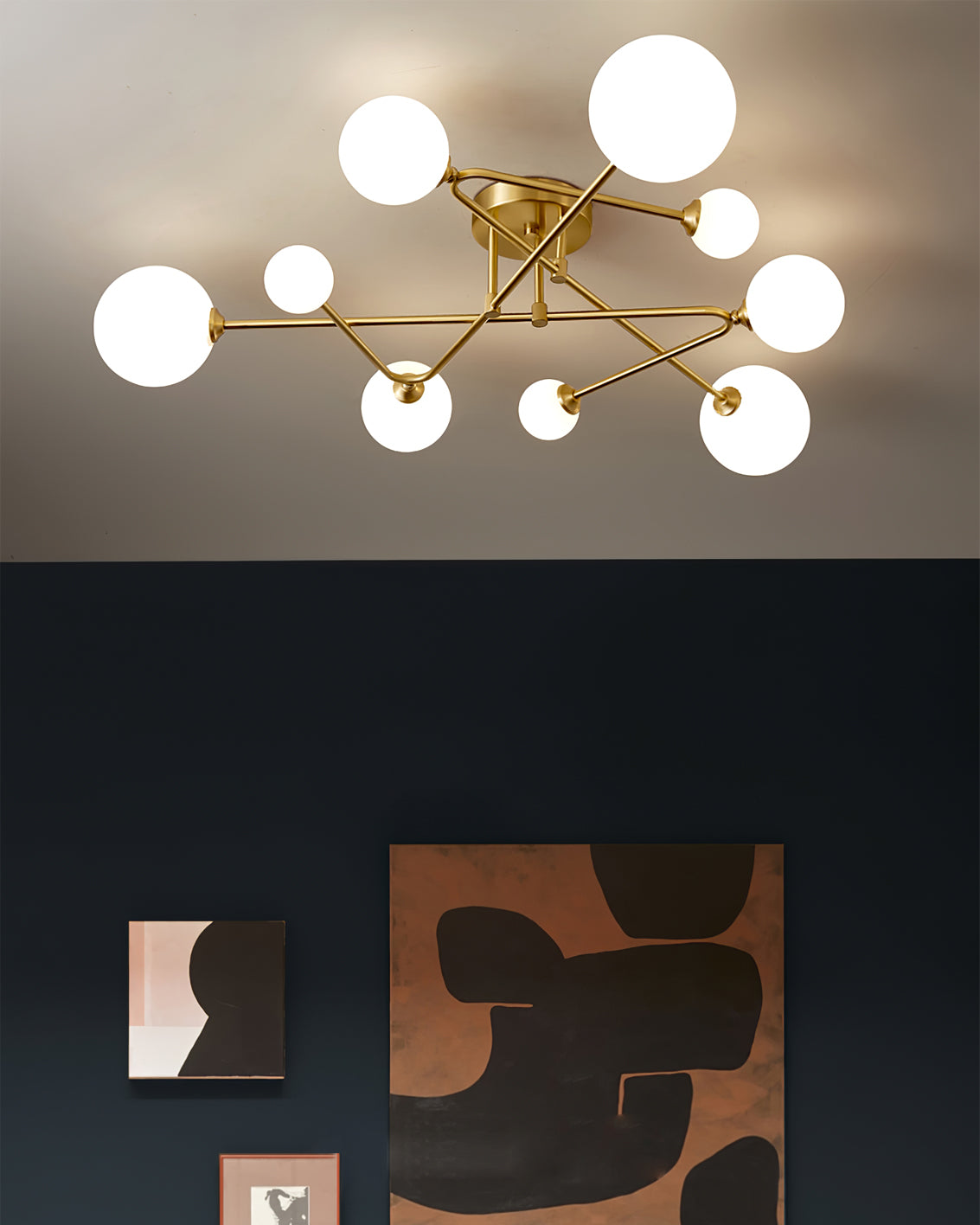 Lampe de Plafond Céleste - Design Élégant et Ambiance Chaleureuse
