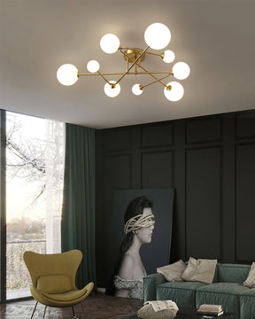 Lampe de Plafond Céleste - Design Élégant et Ambiance Chaleureuse