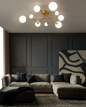 Lampe de Plafond Céleste - Design Élégant et Ambiance Chaleureuse